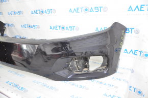 Front bumper bare VW Tiguan 12-17 rest, black LC9X, pressed, break fastening