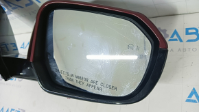 Side mirror right Chevrolet Volt 16- 6 pins, red, BSM, heated, scratches on mirror element