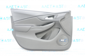 Door trim card front left Chevrolet Volt 16- black, with black insert leather, BOSE, worn