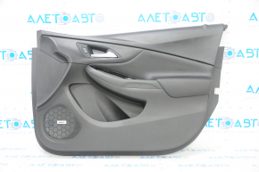Door trim card front right Chevrolet Volt 16- black with black insert leather BOSE, scratches
