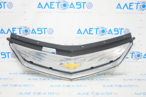 Radiator grill grill Chevrolet Volt 16- chrome, with emblem, sand