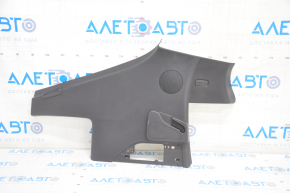 Rear pillar trim left Porsche Panamera 14-16 leather black under the shelf, scratches