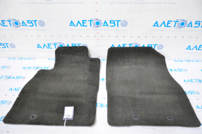 Set of mats Chevrolet Volt 11-15 cloth black, burnt