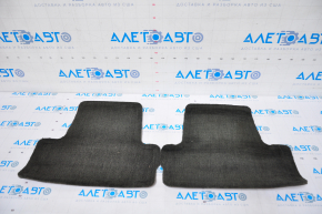 Set of mats Chevrolet Volt 11-15 cloth black, burnt