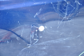 Bare rear bumper Lexus ES300h 13-18 for parking sensors, blue, torn, dented, fracture is strong