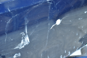 Bare rear bumper Lexus ES300h 13-18 for parking sensors, blue, torn, dented, fracture is strong