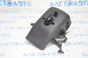 Left dashboard trim for steering column front panel Porsche Panamera 10-16 black