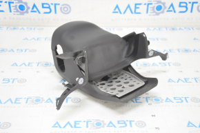 Left dashboard trim for steering column front panel Porsche Panamera 10-16 black