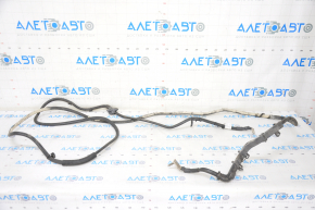 Positive battery cable through the entire body of Porsche Panamera 12-16