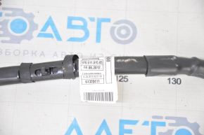 Positive battery cable through the entire body of Porsche Panamera 12-16