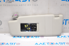 Left visor VW Passat b7 12-15 USA gray, without backlight, without hook