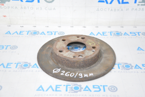 Honda Civic X FC 16-21 260/9mm rear right brake disc, rusty