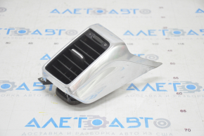 Air duct for central console, 2nd row of seats, right, Porsche Panamera 10-16, chrome