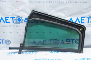 Door glass triangle rear left VW Tiguan 09-17 green tint, broken fastener