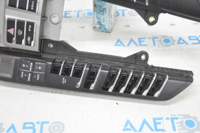 Front center console control buttons Porsche Panamera 14-16 climate, seat heating and ventilation, no buttons