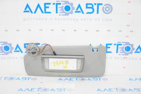 Left visor Chevrolet Equinox 18-21 gray with backlight, without hook, for cleaning