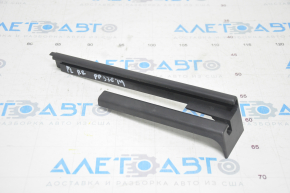 Driver's seat runner plug rear right Porsche Panamera 10-16 black