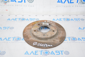 Brake disc rear right Honda CRZ 11-16 260/9mm rusty