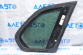 Window blind glass rear left BMW X5 E70 07-13 dark, green tint, scratches