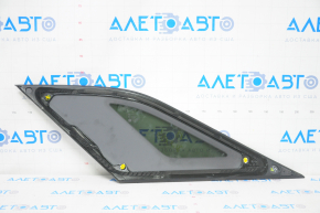 Window blind glass rear right Chevrolet Equinox 18-22 tinted, broken guides