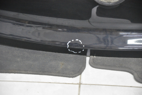 Bare trunk door with glass VW Tiguan 09-17 black LC9X, with leash and trapezoid, dented