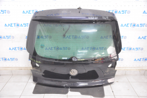 Bare trunk door with glass VW Tiguan 09-17 black LC9X, with leash and trapezoid, dented