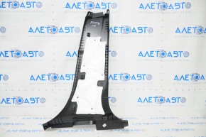 Center pillar trim lower left Chevrolet Equinox 18-21 black, scratches