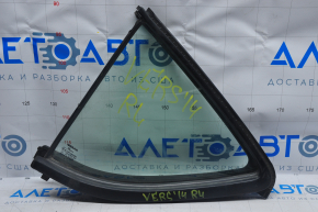 Door glass triangle with seal rear left Nissan Versa 12-19 usa