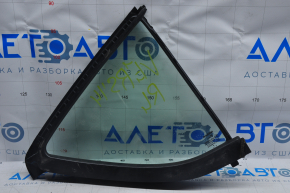 Door glass triangle with seal rear left Nissan Versa 12-19 usa