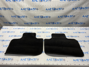 Dodge Challenger 09 interior mats set - black cloth, dry cleanable