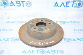 Rear left brake disc Nissan Rogue 14-20 290/16mm rusty
