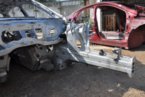 Front left quarter Porsche Panamera 10-16 on body, silver