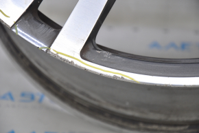 Wheel disk R20x9.5 Porsche Panamera 10-16 curb