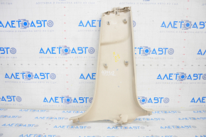 Center pillar trim lower left VW Tiguan 09-17 beige, type 2, plastic turned white