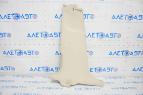 Center pillar trim lower left VW Tiguan 09-17 beige, type 2, plastic turned white