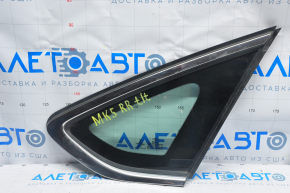 Window blind glass rear right Ford Fusion mk5 13-20 two chrome, scratches on chrome