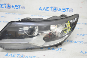 Headlight front left VW Tiguan 12-17 rest, halogen, sand, peeled varnish