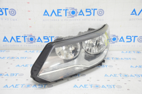 Headlight front left VW Tiguan 12-17 rest, halogen, sand, peeled varnish
