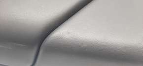 Door trim card rear left Tesla Model 3 18-20 leather black with speaker and window lift control and door opening button, pokes on leather