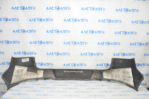 Rear bumper bare VW Tiguan 12-17 rest, upper part, black