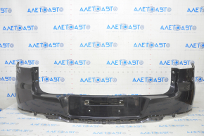 Rear bumper bare VW Tiguan 12-17 rest, upper part, black