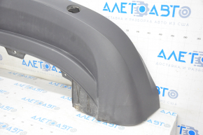Bare rear bumper VW Tiguan 09-17 lower part structure, scratches, pressed, fracture
