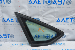 Rear left window with blind glass for Ford Focus mk3 11-18 5d with matte molding