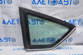 Window blind glass rear left Ford C-max MK2 13-18 one chrome, scratches on chrome