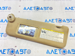 Left visor Lexus ES350 07-12 beige, for cleaning, without hook