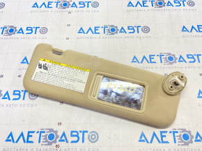 Right visor Lexus ES350 07-12 beige, for cleaning, without hook