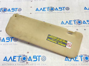 Right visor Lexus ES350 07-12 beige, for cleaning, without hook
