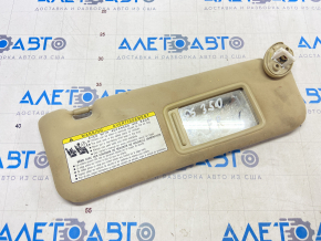 Right visor Lexus ES350 07-12 beige, for cleaning, without hook