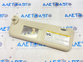 Left visor Lexus ES300h ES350 13-18 beige, for cleaning, without hook