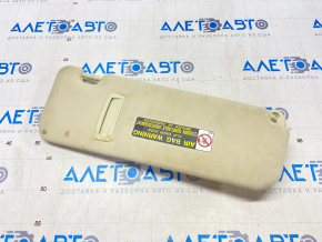 Left visor Lexus ES300h ES350 13-18 beige, for cleaning, without hook